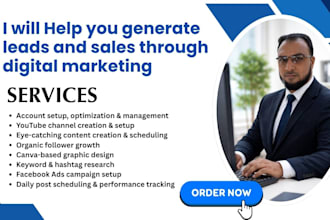 help you generate leads and sales through digital marketing