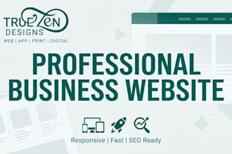 design and develop a modern responsive websites