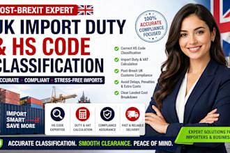 handle UK import duty calculation and hs code classification post brexit