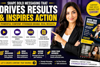 shape bold messaging that drives results and inspires action