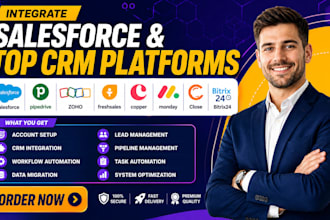 integrate salesforce pipedrive zoho freshsales copper monday close bitrix24