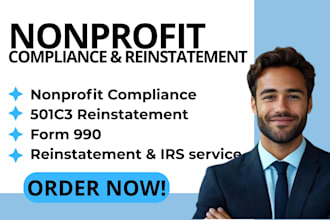 fix nonprofit compliance issues and handle reinstatement
