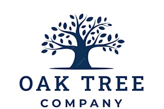 create an wonderful landscape natural tree eco logo