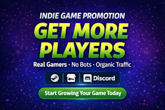 market and promote your indie game on steam, itch io and social media