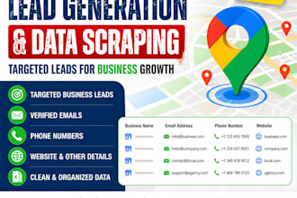 scrape google maps for business emails and lead generation