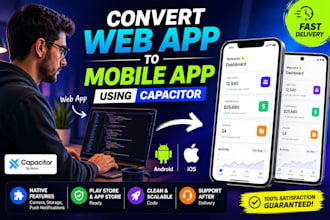 convert your web app to android and ios using capacitor