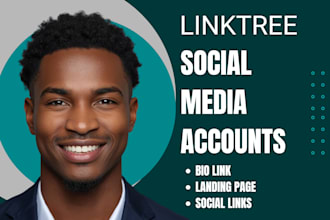 do linktree link in bio landing page and bio link setup social media setup