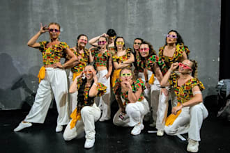 create afro dance, afrobeat dance, street dance with my group for your music