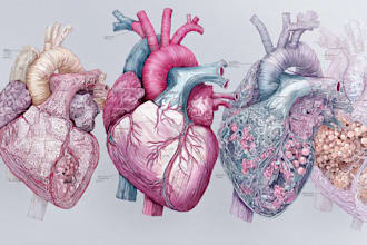draw detailed medical illustrations