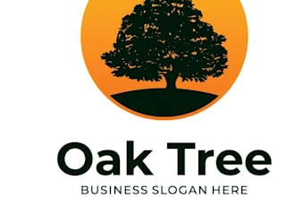 design modern tree service logo