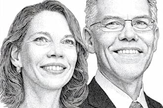draw your portrait wsj style hedcut