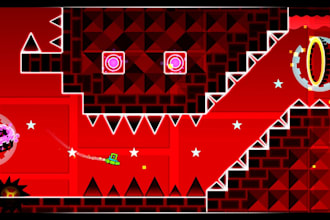 create a custom geometry dash level  with   perfect music  sync