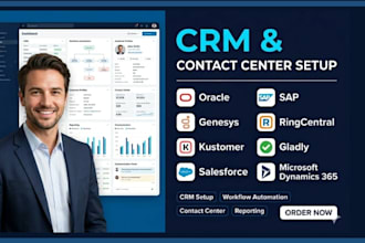 oracle sap genesys ringcentral kustomer gladly salesforce microsoft dynamics 365