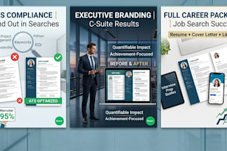 write a resume and a cover letter for your dream job