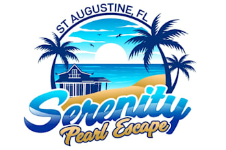design a professional vacation logo for your business
