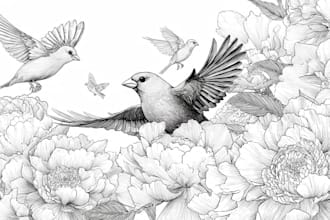 do children coloring book illustration