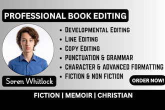 developmental editor, line edit, christian book proofreading