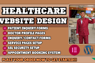 healthcare website design, medical website wordpress, clinic website design