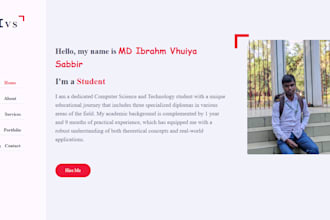 build professional web app and github portfolio projects