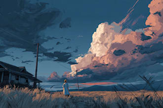 draw awesome illustration with realistic style