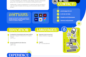 design your resumé, CV or curriculum