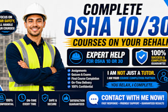 tutor for osha 10 30