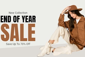 design eye catching  e commerce sale post banner
