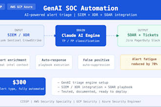do soc automation with genai