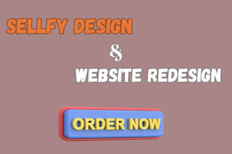do sellfy website design redesign