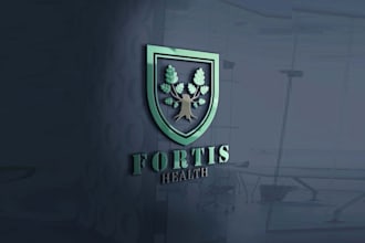 design unique fortis health logo