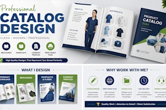 design professional product catalogs brochures and pamphlets