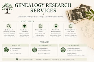 do genealogy research and family tree help