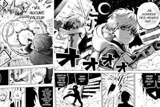 do manga page comic book cover illustration shonen manga panel manga artist