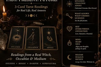 perform a tarot, oracle, or rune reading for any question