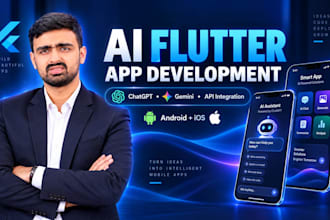build ai flutter apps with chatgpt, gemini and apis