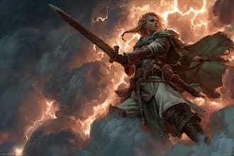 draw your oc and dnd character illustration