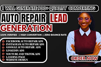 900 auto repair leads car repair leads mechanic leads facebook ads google ads