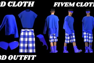 do fivem cloth 3d garment 3d cloth clo3d marvelous designer for second life,game