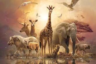 draw all kinds of animals