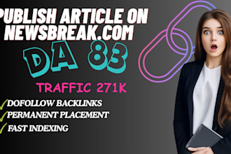 rank your site with newsbreak guest posting