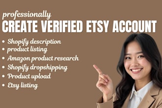 create verified etsy account,etsy store setup,etsy store creation,etsy SEO