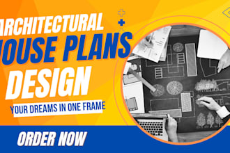 create architectural house plans and design drawings in 2d
