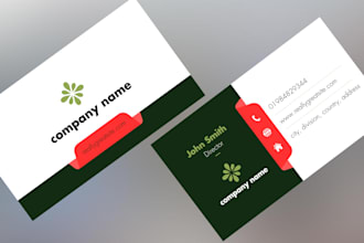 design a modern and professional business card