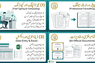 do professional urdu composing, banner, and flex design