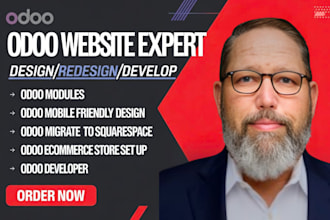 design odoo implementation website, ecommerce, erp and ai module customization