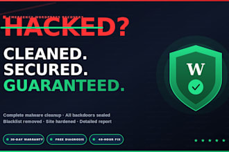 clean wordpress malware, fix hacked site and harden security