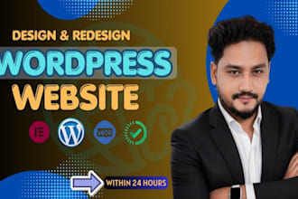 design a modern, responsive wordpress website or webflow site