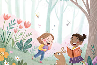 draw watercolor illustration and illustration art