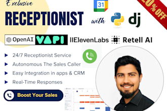 architect an ai receptionist and sales caller for your business