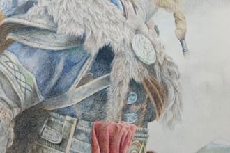 create custom realistic pencil portraits and character art